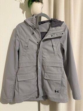 Under Armour Dark Gray Hooded Jacket